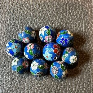 Vintage Cloisonné Enamel Beads Bunde